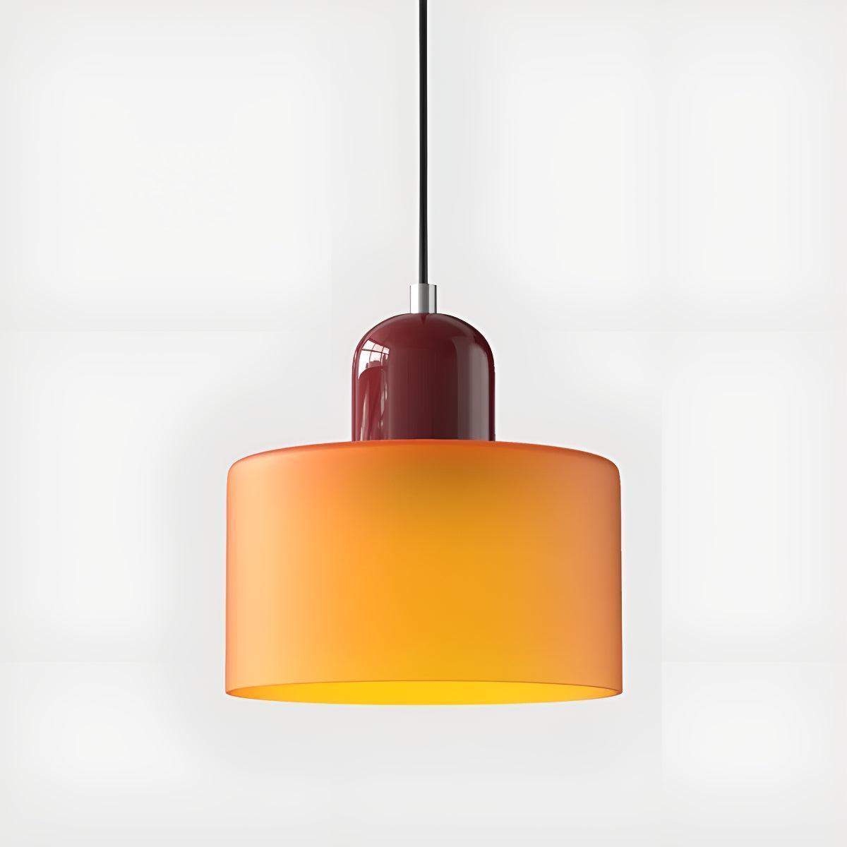 Bauhaus Style Glass Pendant Light Fixture for Dining Room
