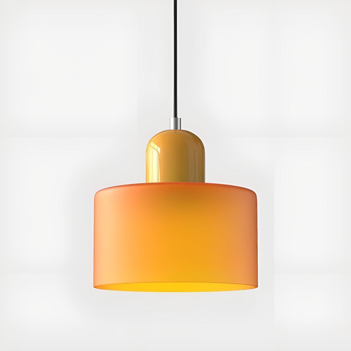 Bauhaus Style Glass Pendant Light Fixture for Dining Room
