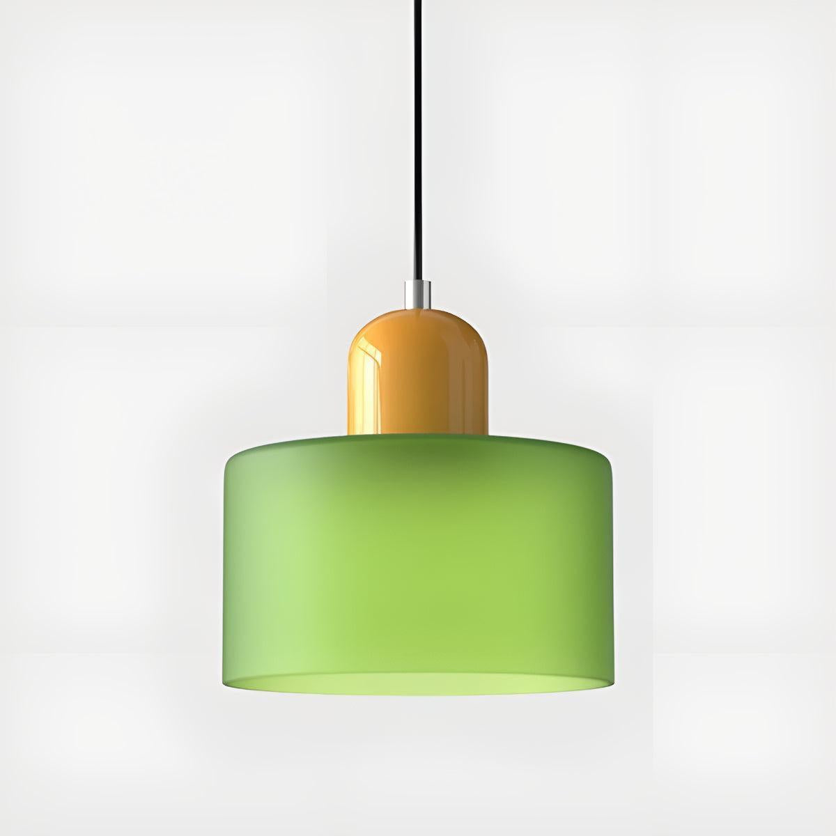 Bauhaus Style Glass Pendant Light Fixture for Dining Room