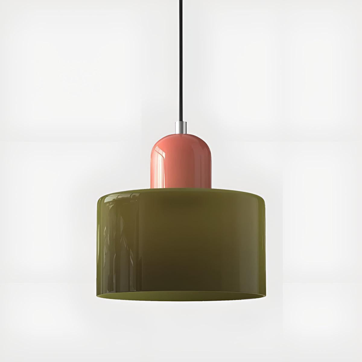 Bauhaus Style Glass Pendant Light Fixture for Dining Room