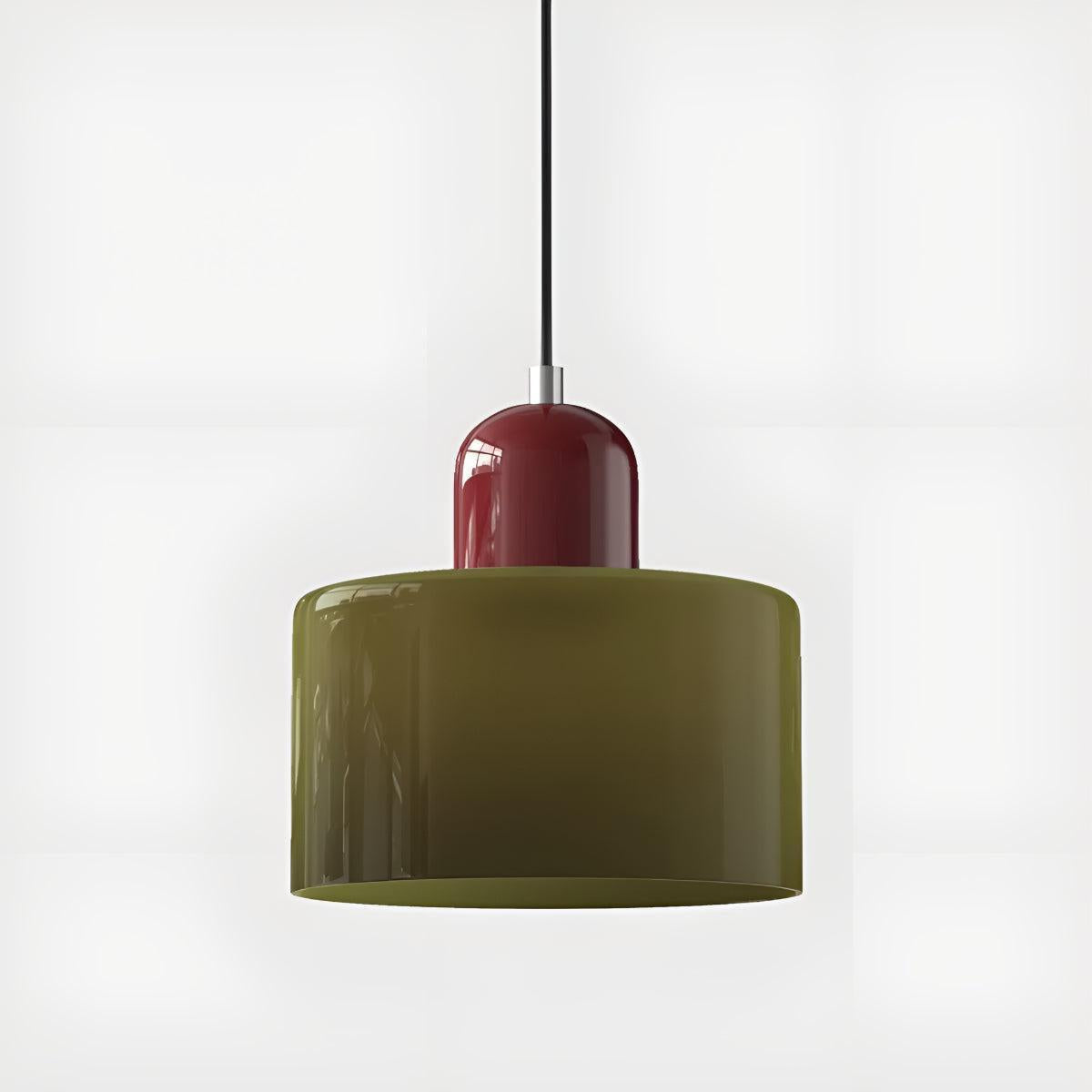 Bauhaus Style Glass Pendant Light Fixture for Dining Room