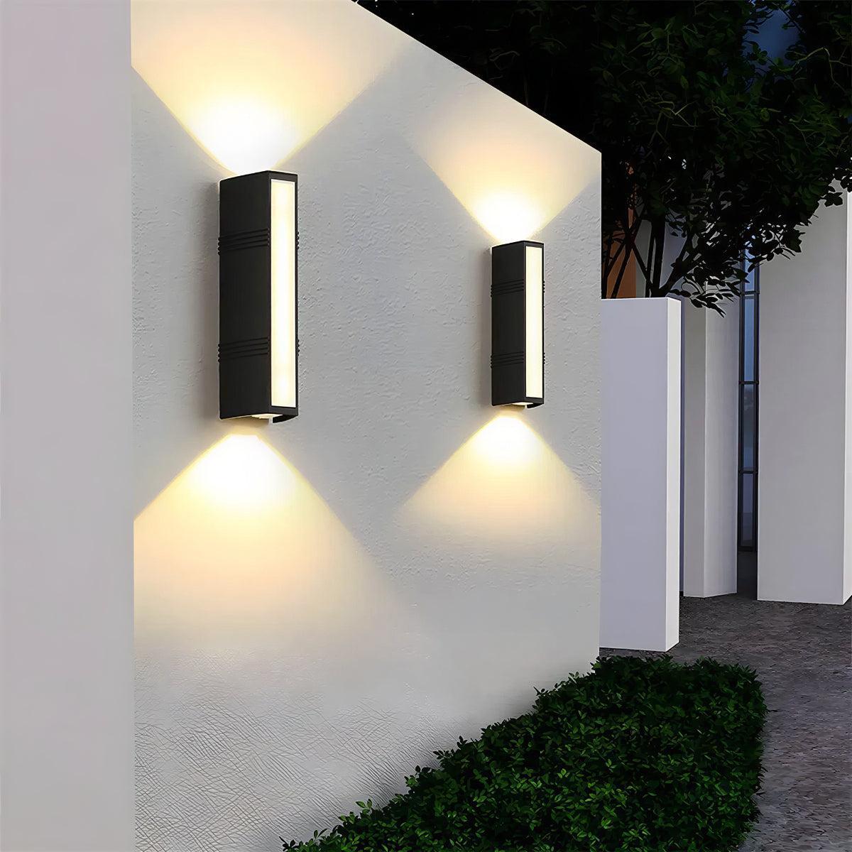 Bright Outdoor Long Tube Wall Light for Porch and Patio