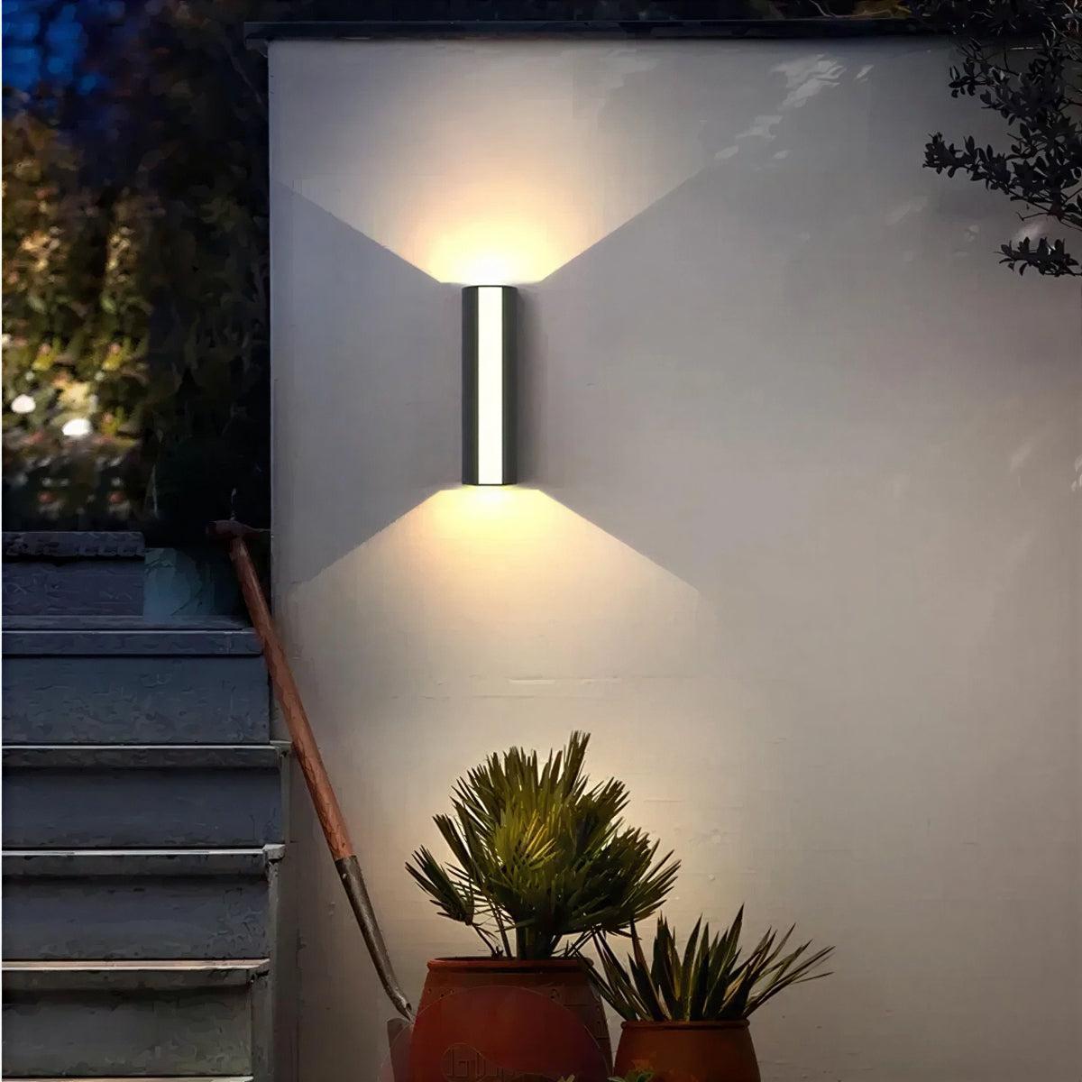 Bright Outdoor Long Tube Wall Light for Porch and Patio