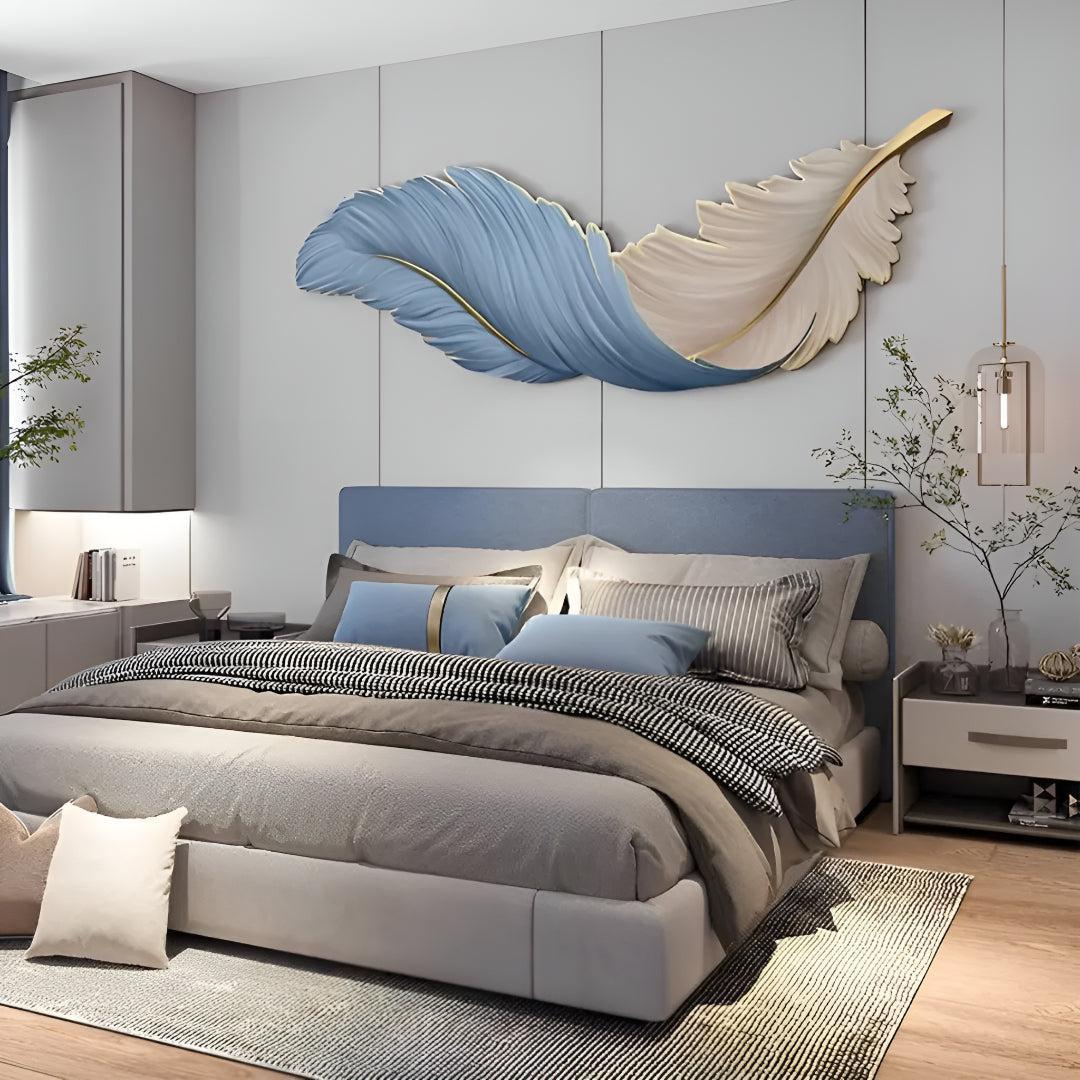 Decorative Feather Wall Light with Modern Artistic Design