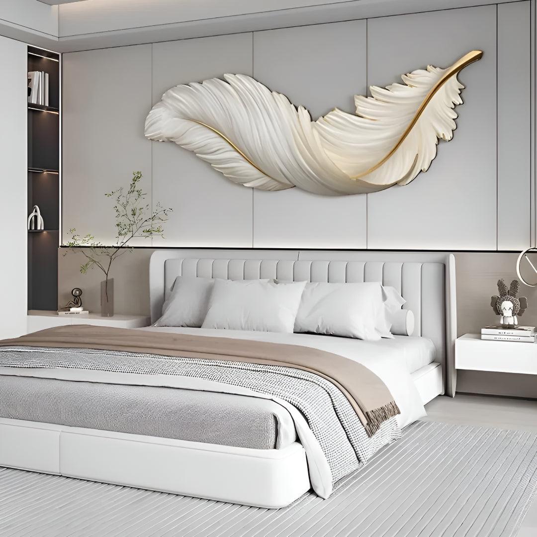 Decorative Feather Wall Light with Modern Artistic Design