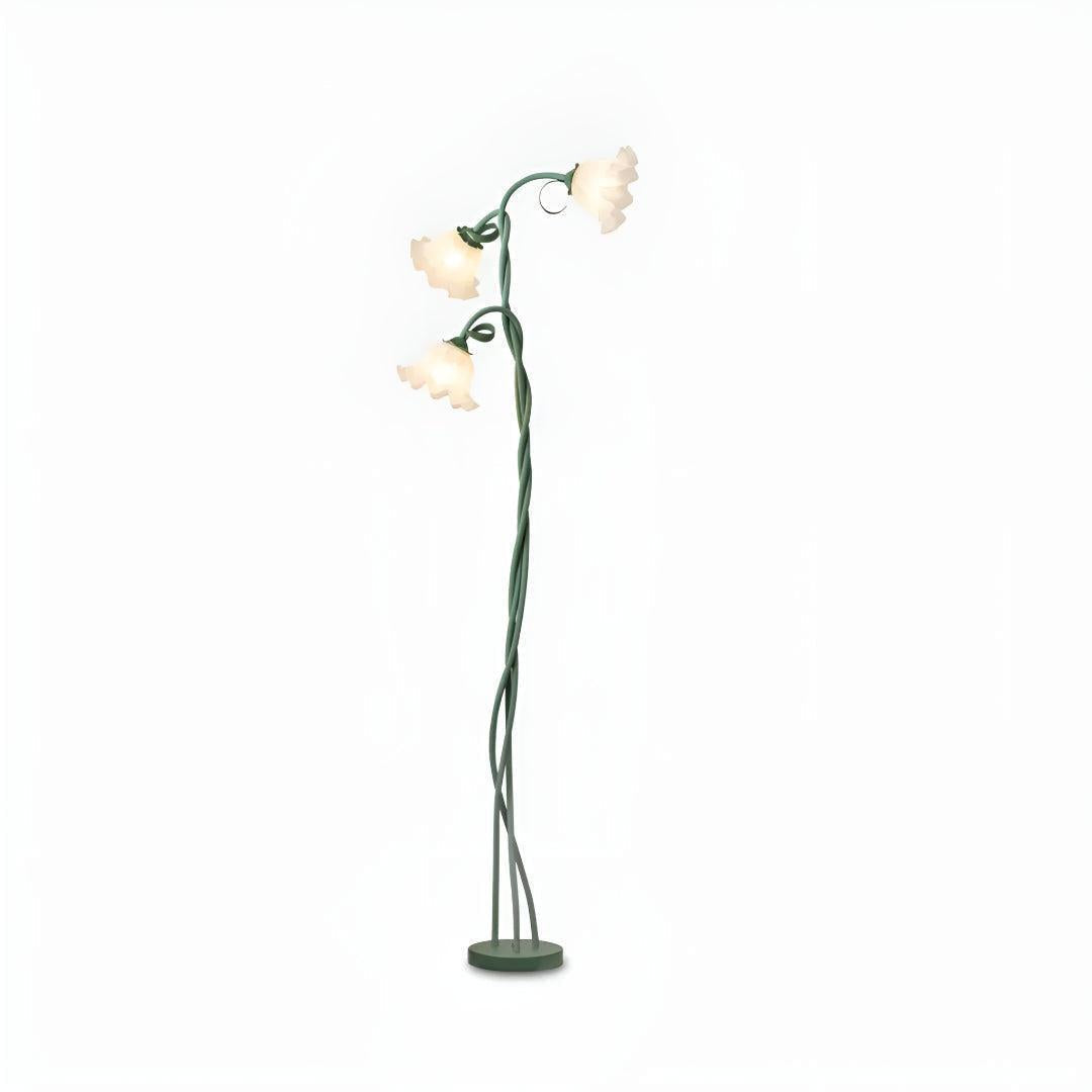 Floor Lamp For Living Room With Flower Design