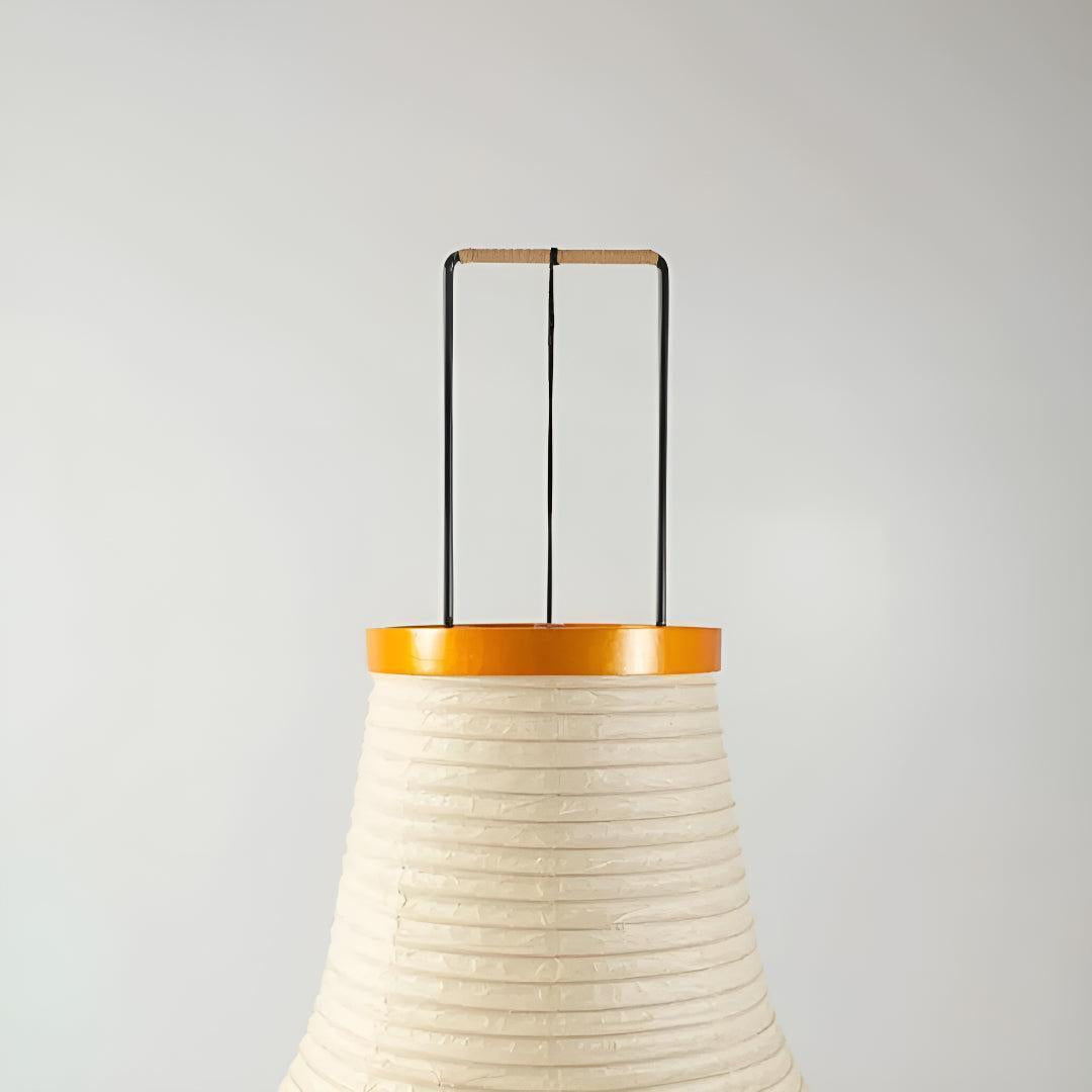 Japanese Washi Paper Floor Tripod Lamp Mid Century Modern Lighting