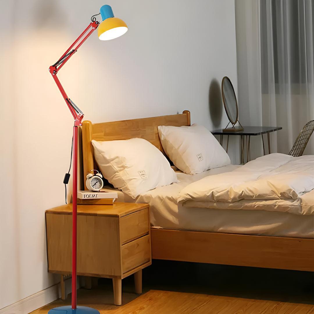 Memphis Modern Adjustable Floor Lamp With Reading Light