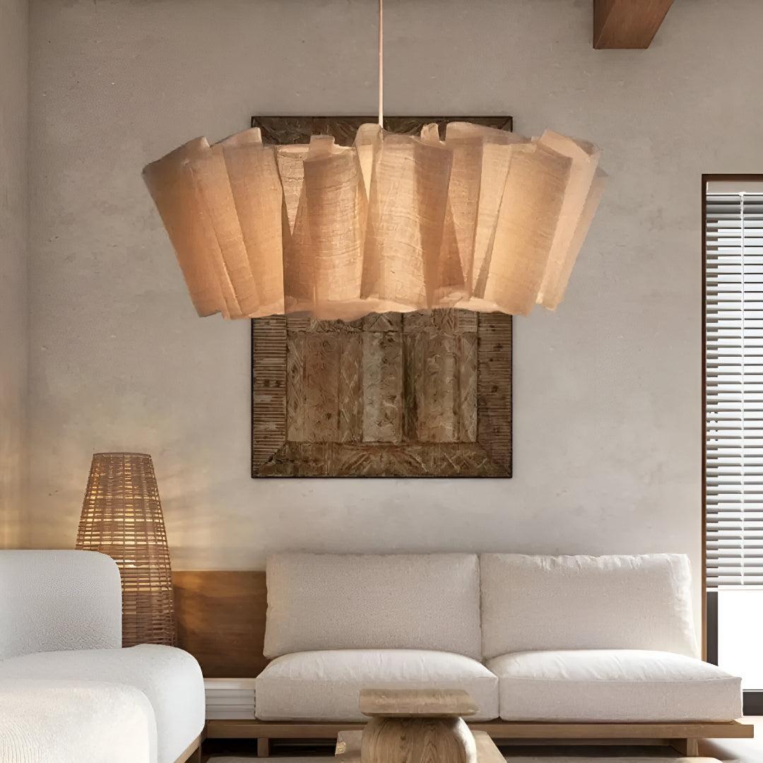 Minimalist Japandi Pendant Light Ceiling Fixture for Modern Interiors