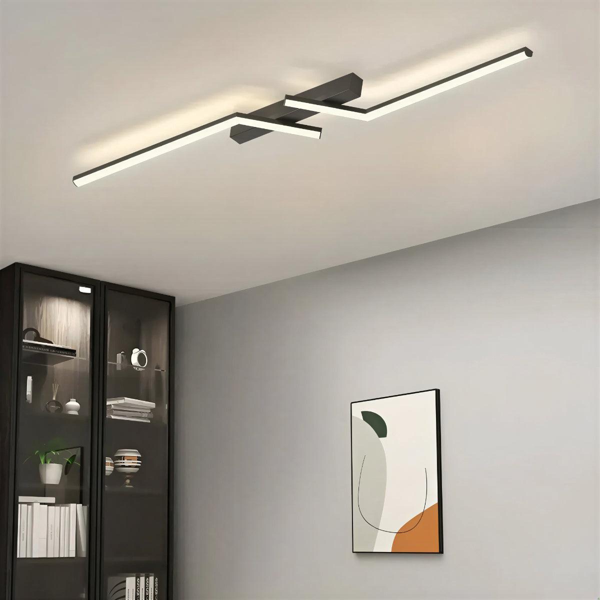 Minimalist Long Strip Ceiling Lighting for Modern Interiors