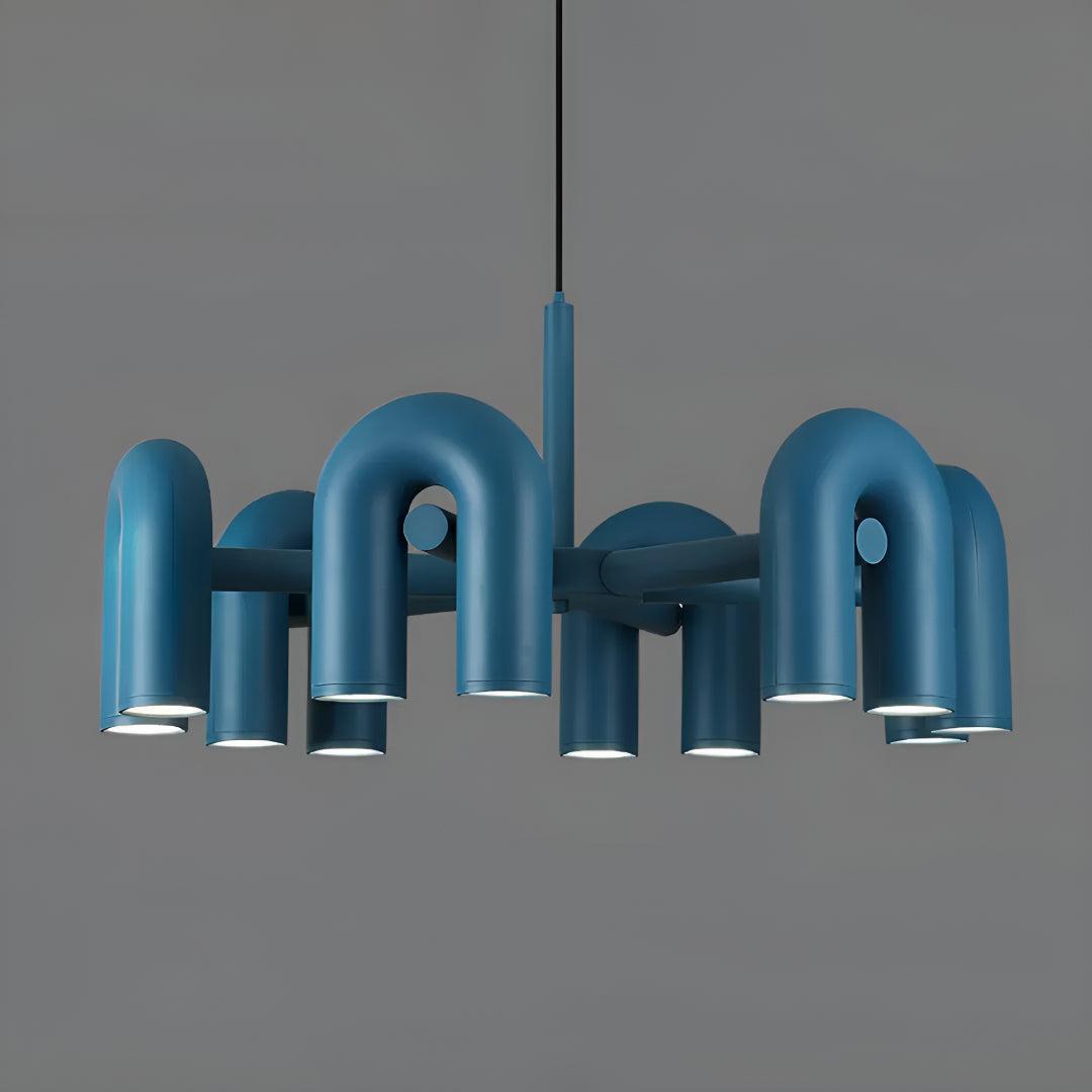Modern Chandelier With Adjustable U-Shape Lights