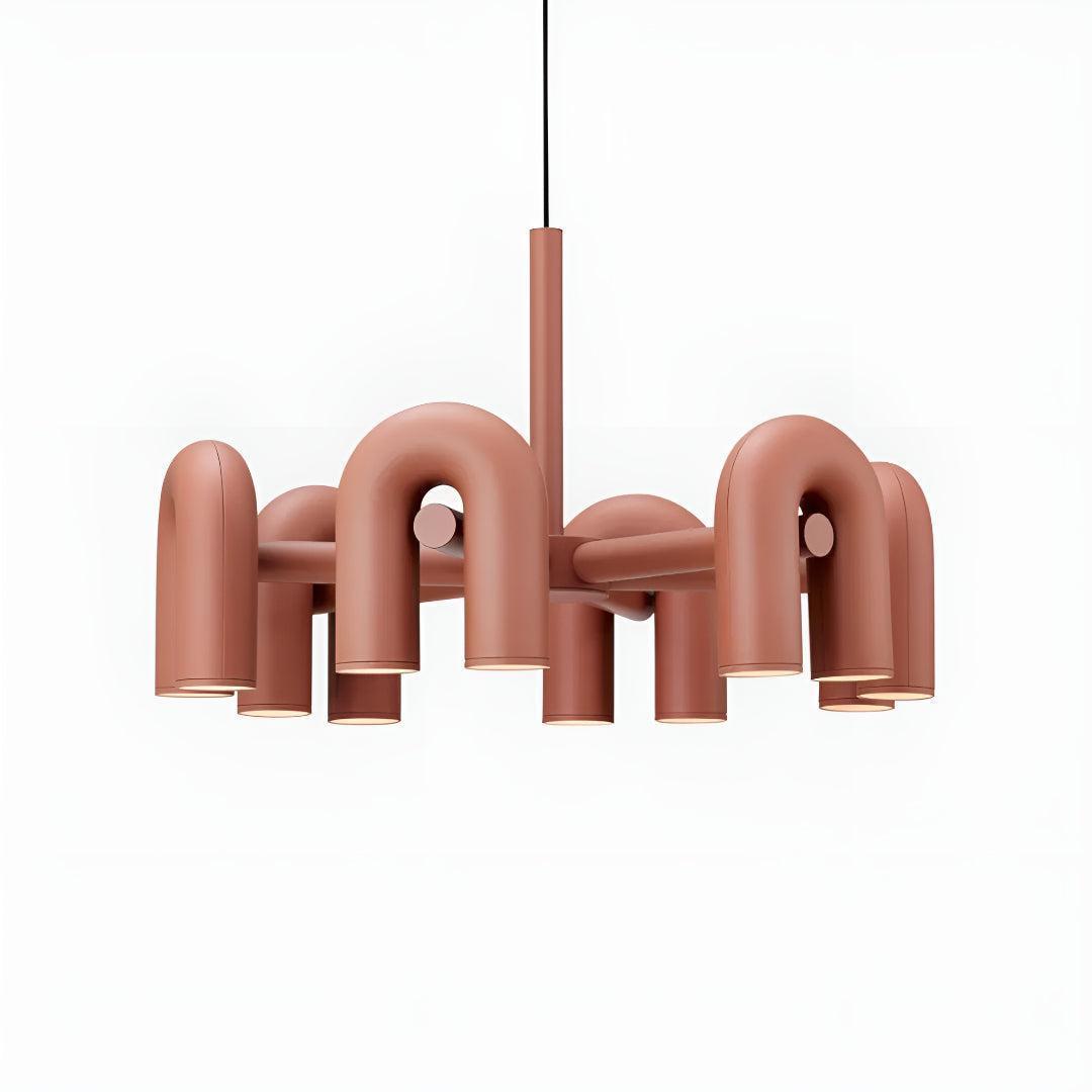 Modern Chandelier With Adjustable U-Shape Lights