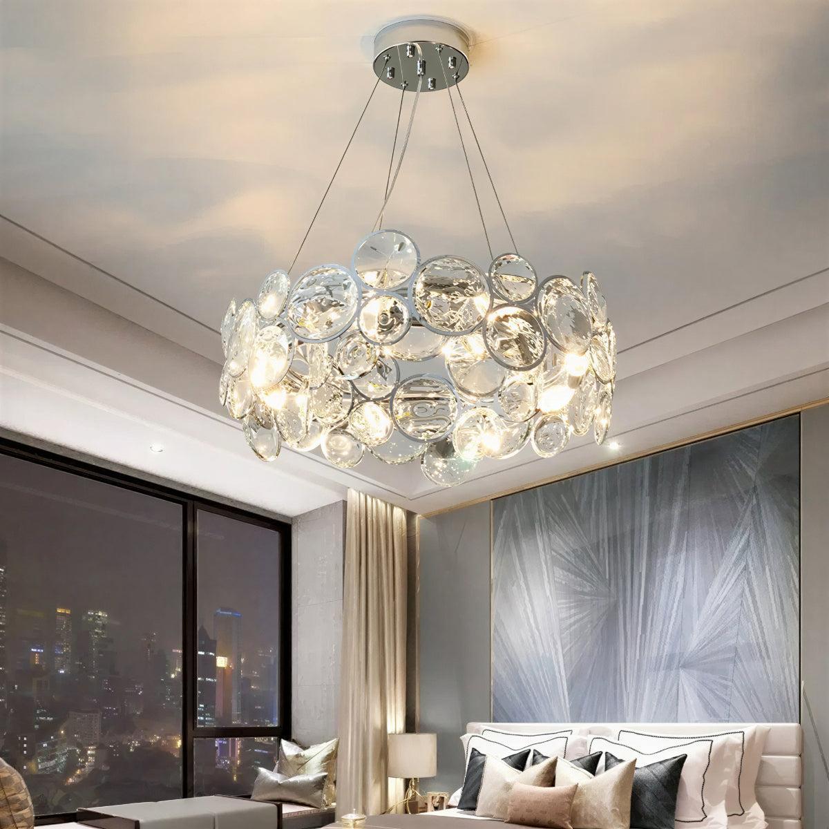 Modern Crystal Chandelier Light for Dining or Living Room