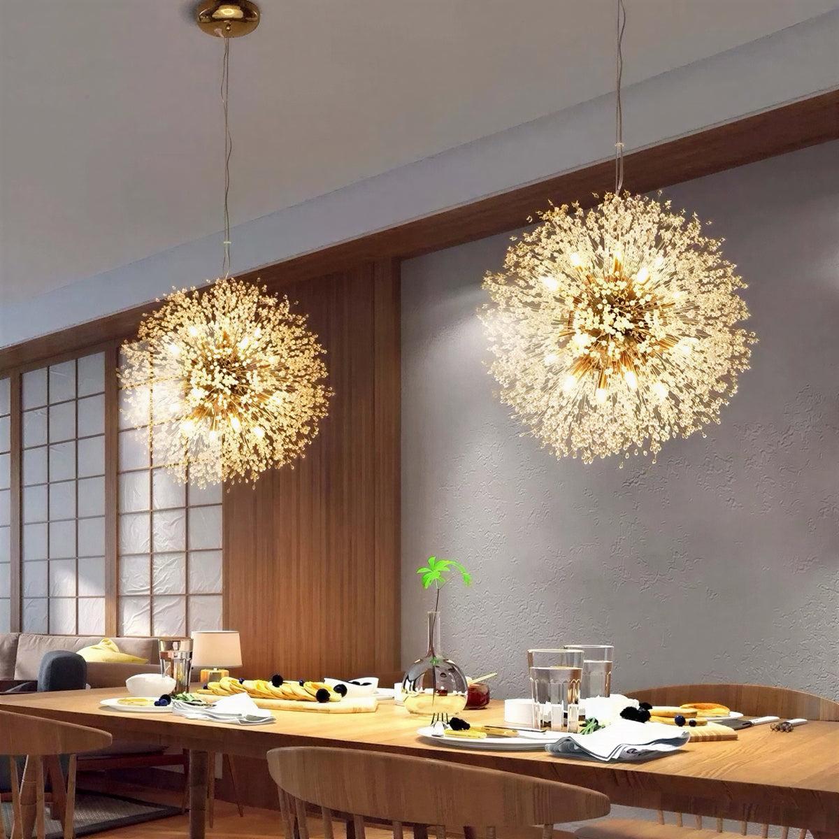 Modern Elegant Dandelion Chandelier Pendant Lighting
