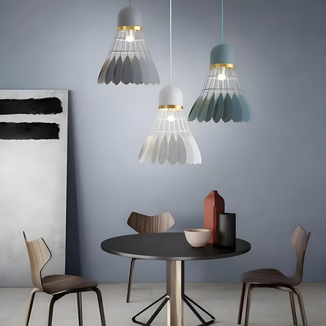 Modern Floral Pendant Light with Petal Design