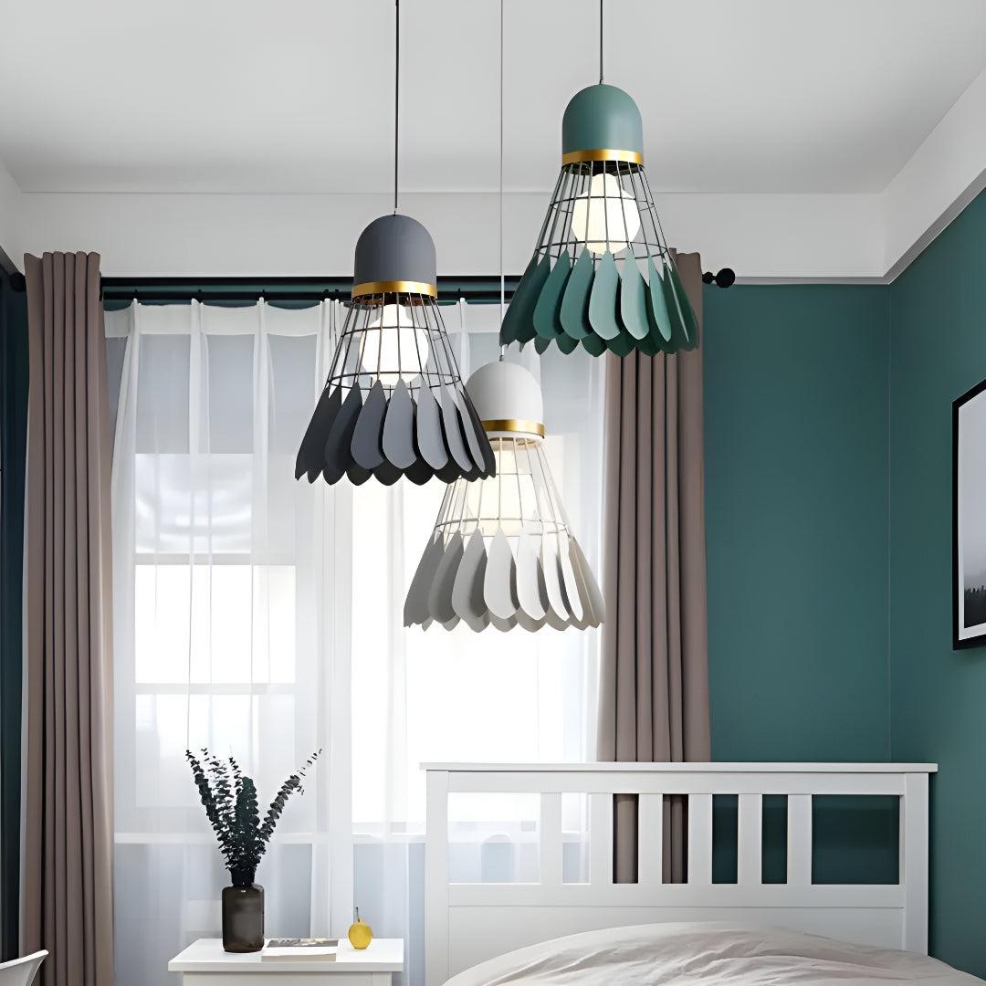 Modern Floral Pendant Light with Petal Design