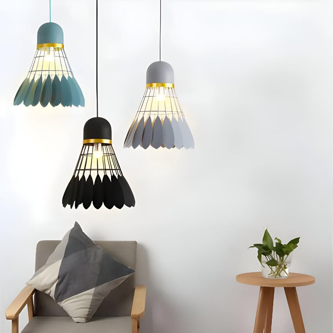 Modern Floral Pendant Light with Petal Design