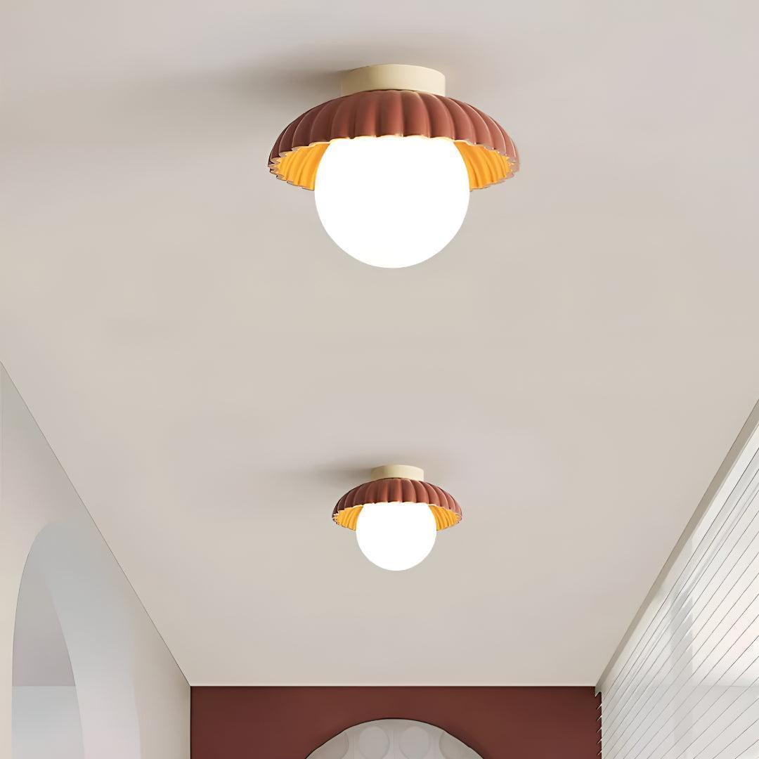 Modern Flush Mount Ceiling Light for Bedroom and Hallway