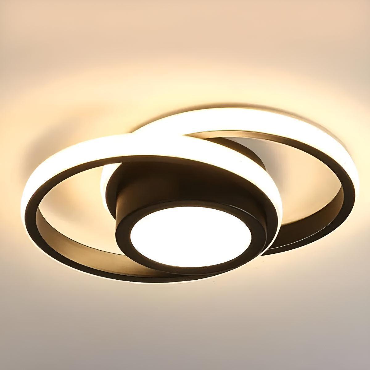 Modern Geometric Ceiling Light For Living Spaces