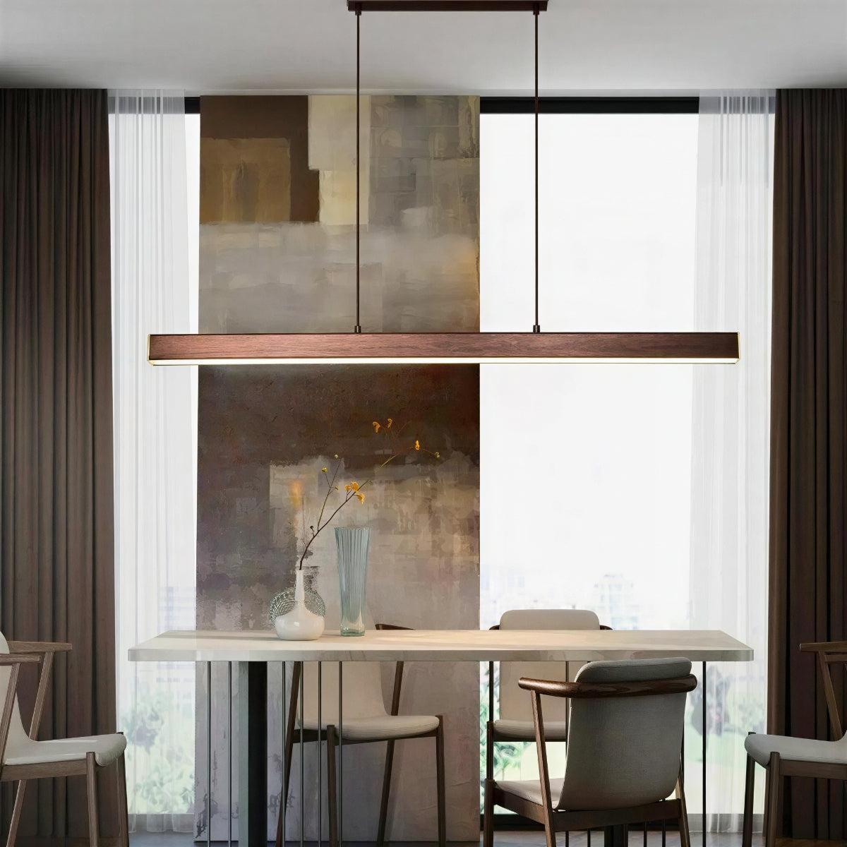 Modern Linear Pendant Lighting for Dining and Kitchen Island