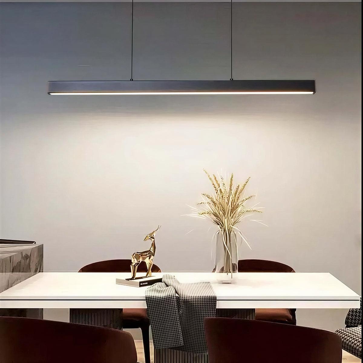Modern Linear Pendant Lighting for Dining and Kitchen Island