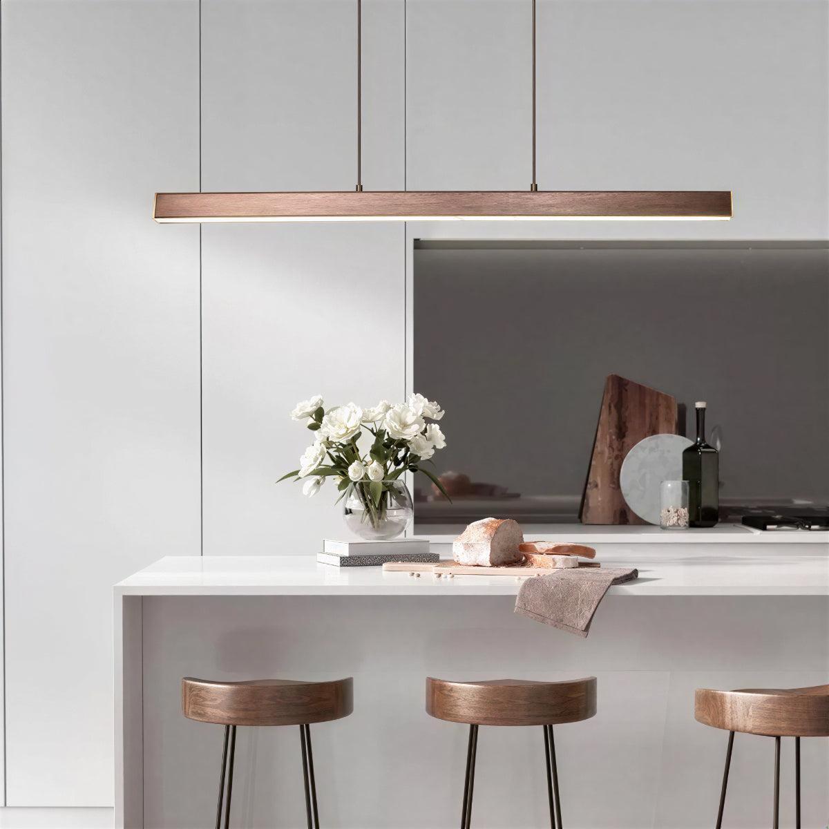 Modern Linear Pendant Lighting for Dining and Kitchen Island