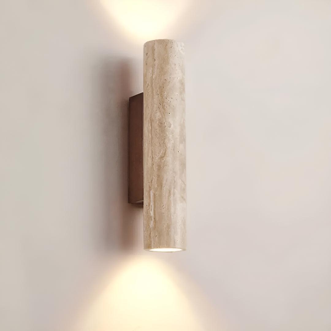 Modern Marble Wall Sconce Light With Up Down Illumination