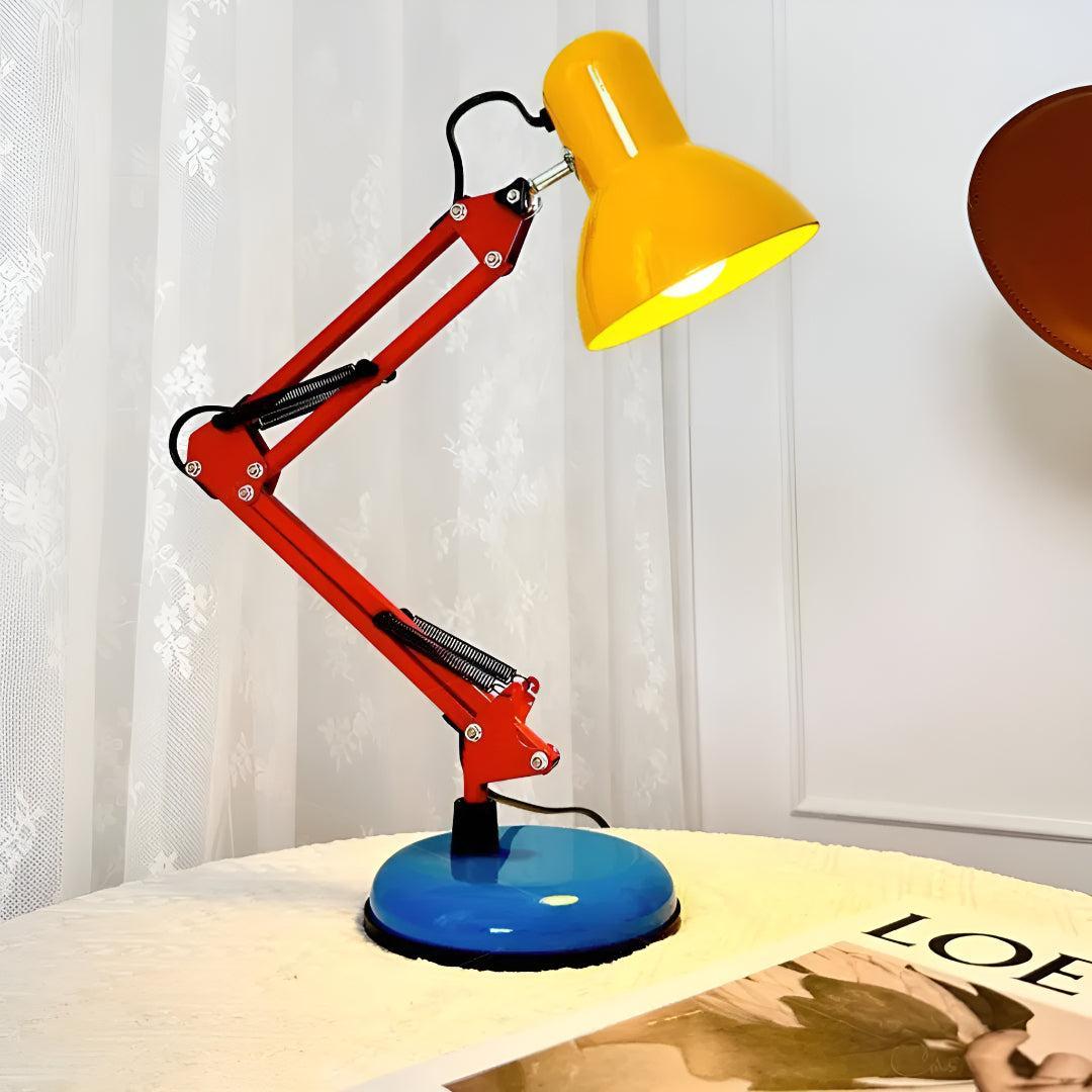 Modern Memphis Table Lamp for Office Desk Lighting With Adjustable Arm