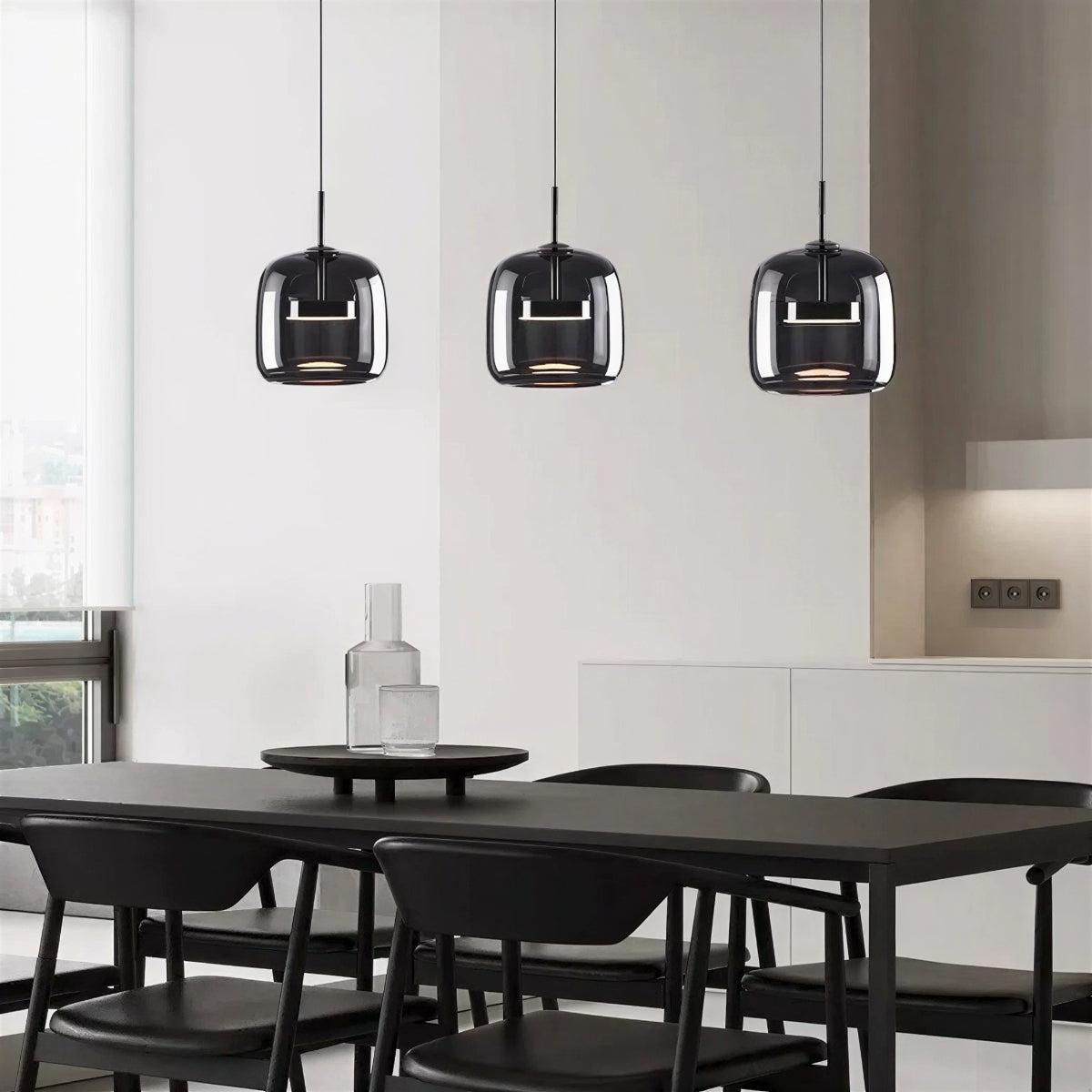 Modern Minimalist Glass Pendant Light
