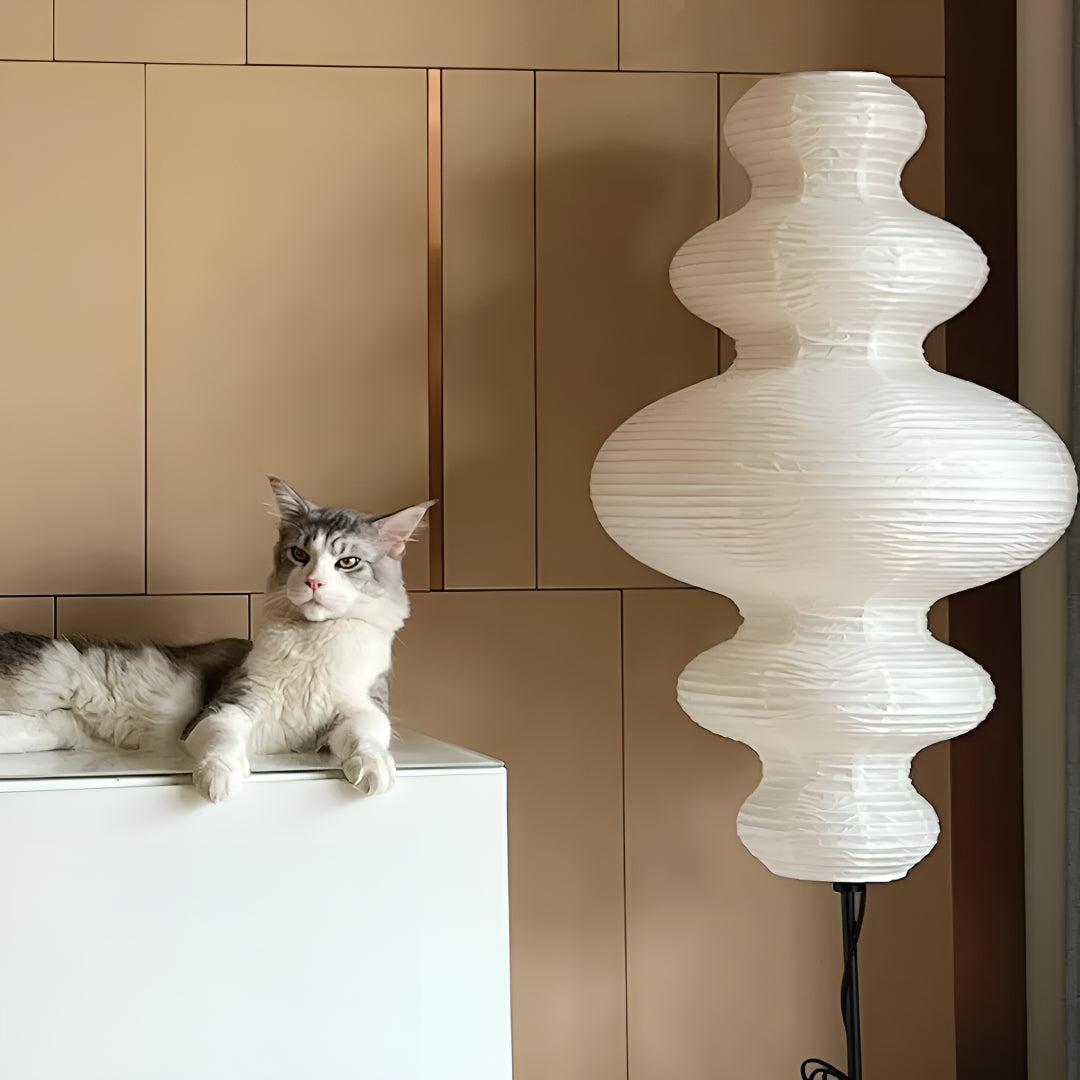 Modern Noguchi Paper Floor Lamp for Living Room Lighting