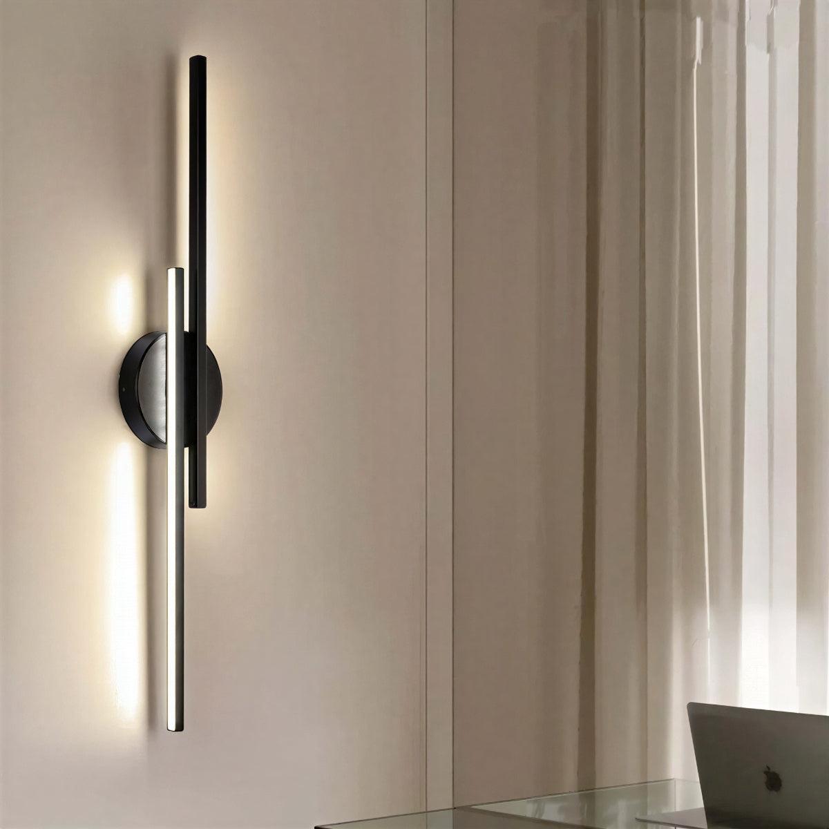 Modern Nordic Linear Disk Wall Sconce Light