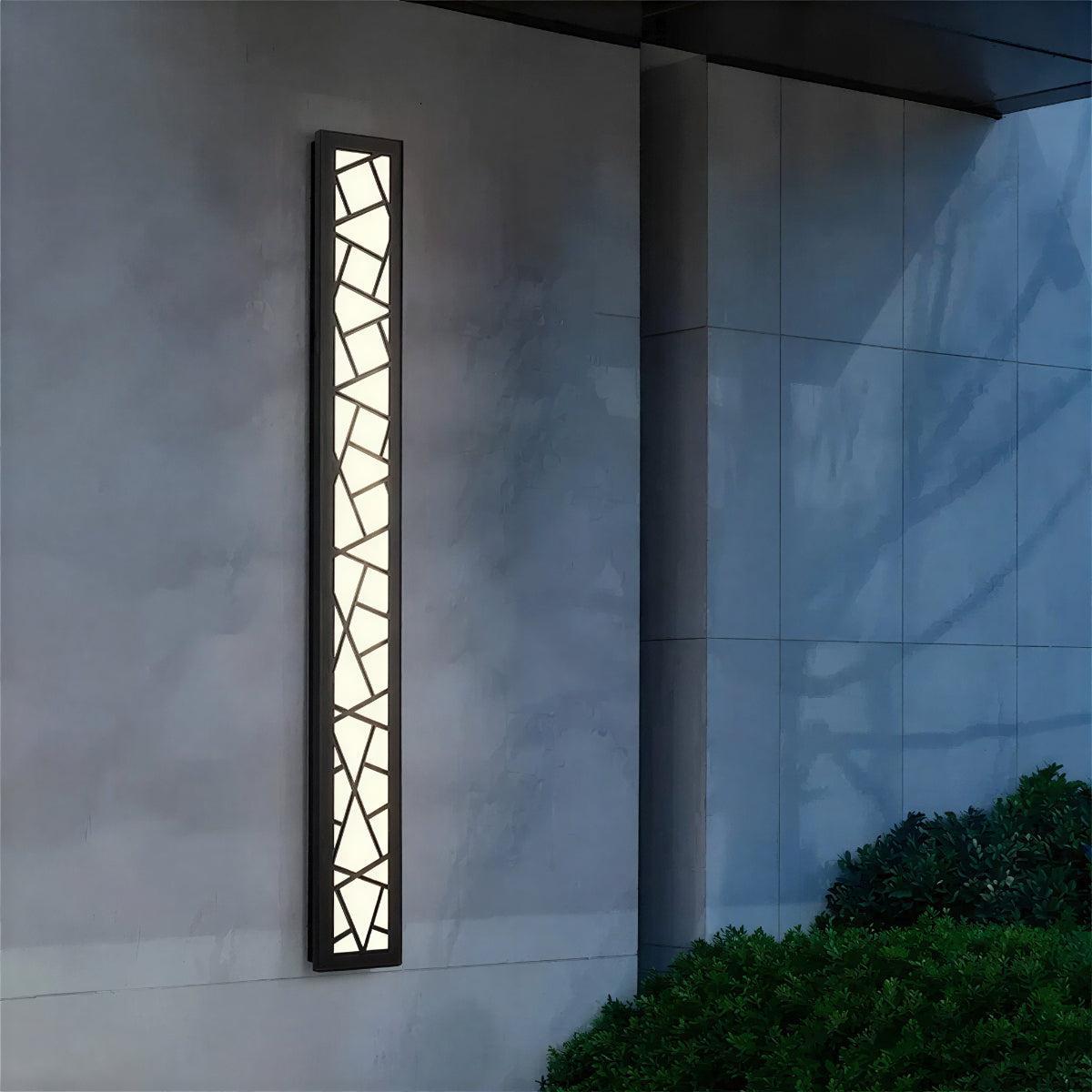 Modern Outdoor Wall Light Bar for Patio and Garden with Lamp