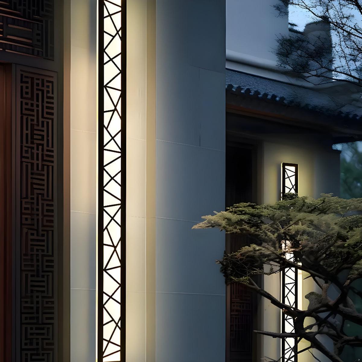 Modern Outdoor Wall Light Bar for Patio and Garden with Lamp
