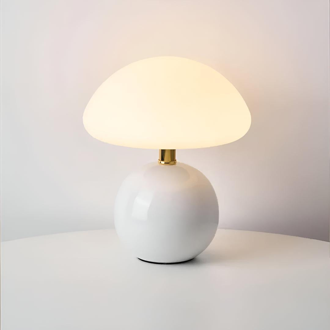 Modern Scandinavian Mushroom Cloud LED Desk and Table Lamp With 3 Modes