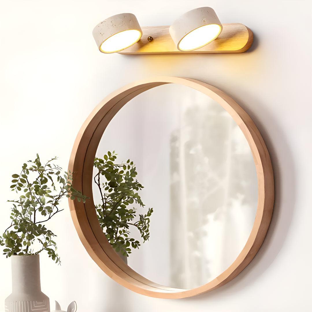 Modern Travertine Wall Sconce Light Fixture