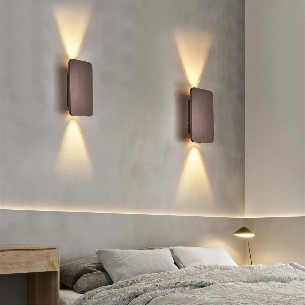 Modern Wall Light with Dual Beam Design