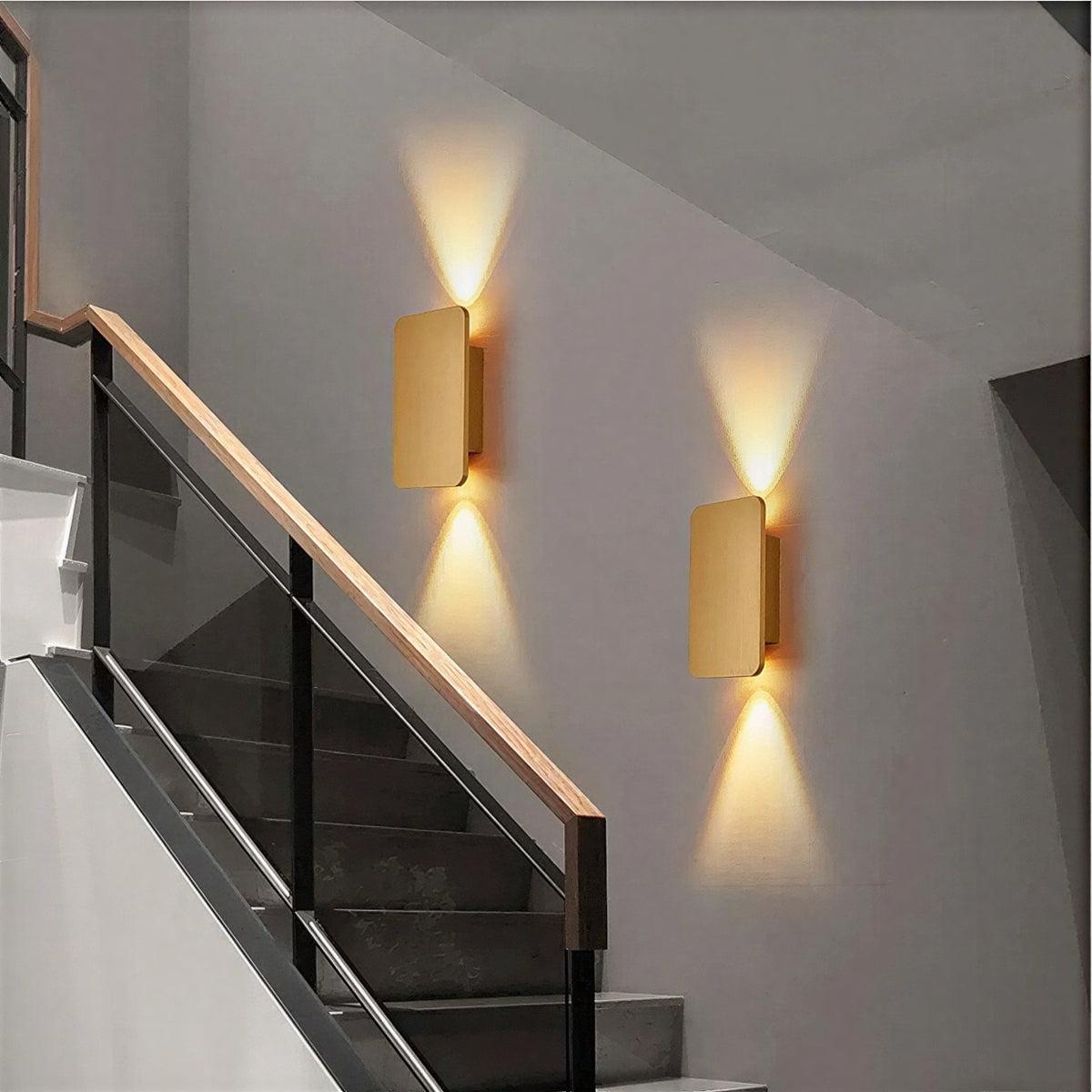 Modern Wall Light with Dual Beam Design