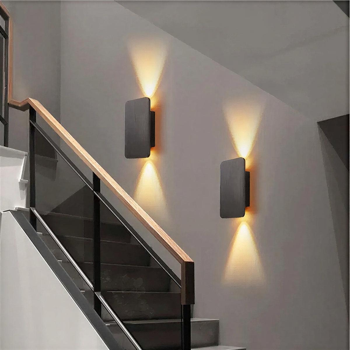 Modern Wall Light with Dual Beam Design