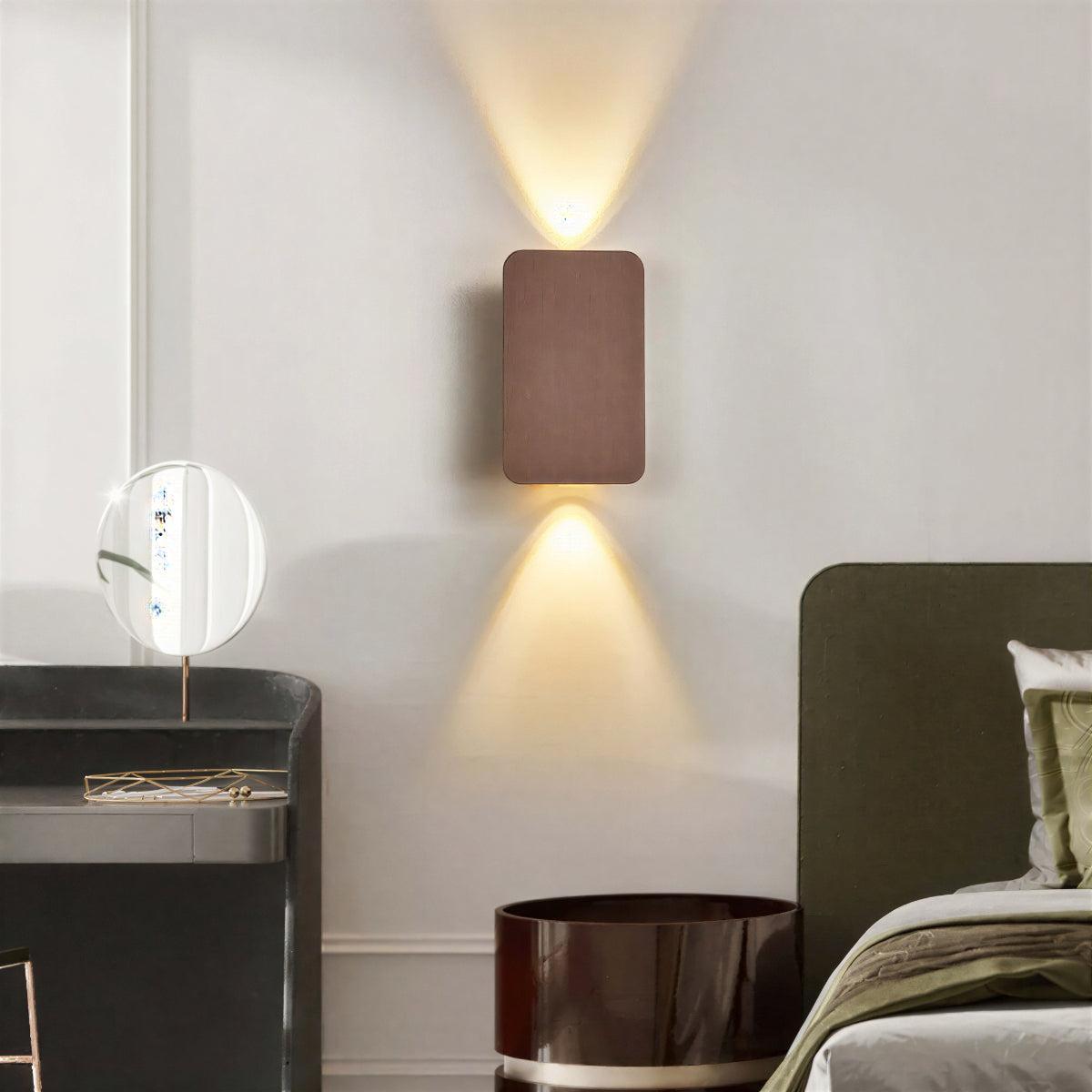 Modern Wall Light with Dual Beam Design