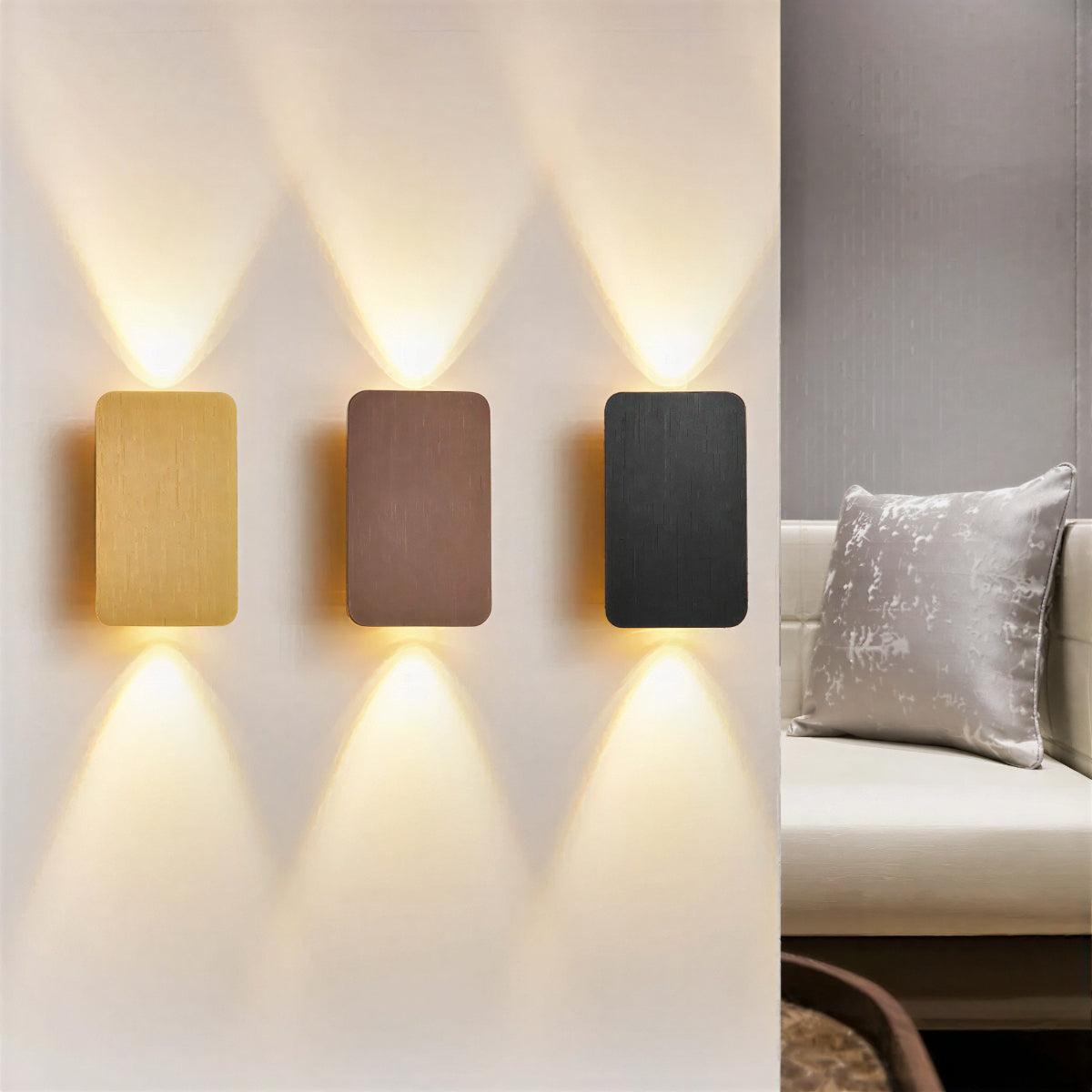 Modern Wall Light with Dual Beam Design