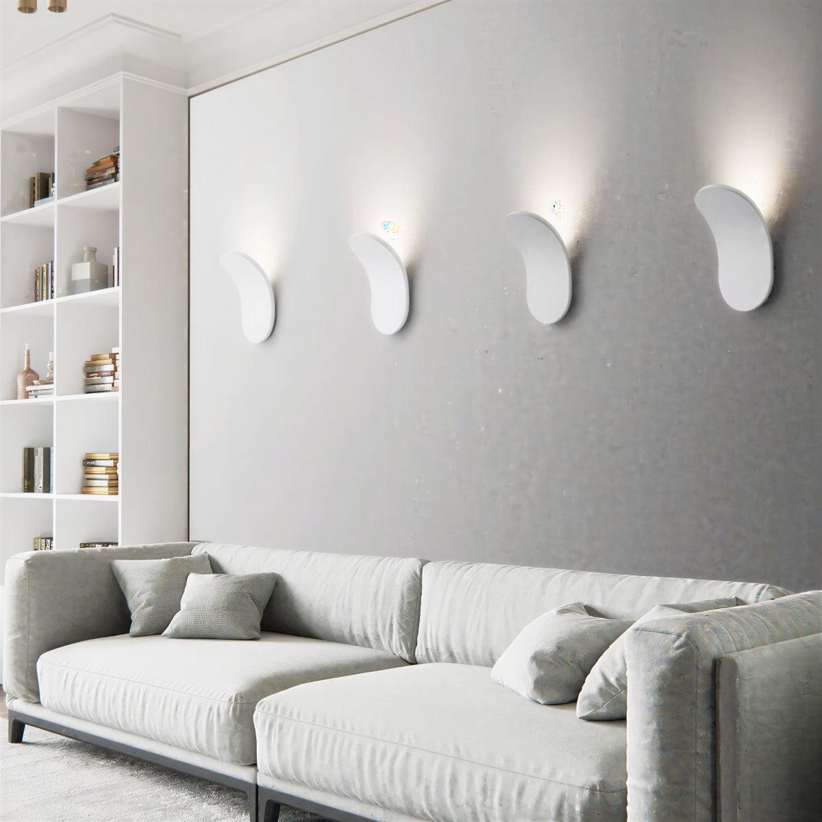 Nordic Modern Minimalist Curved Wall Sconce Lighting for Home Decor