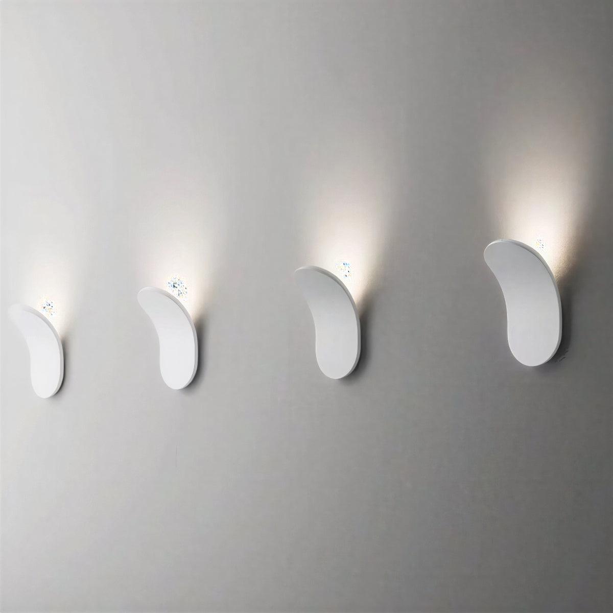 Nordic Modern Minimalist Curved Wall Sconce Lighting for Home Decor