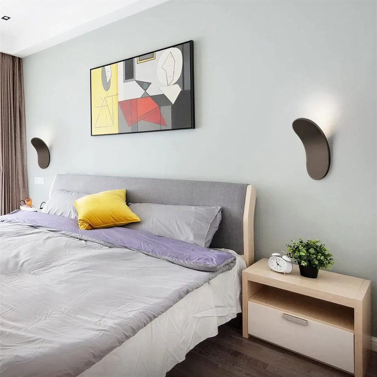 Nordic Modern Minimalist Curved Wall Sconce Lighting for Home Decor