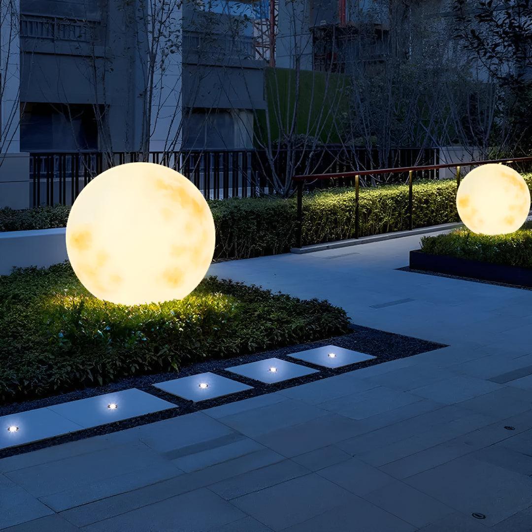 Outdoor Garden Light Moon Lamp With USB Rechargeable LED
