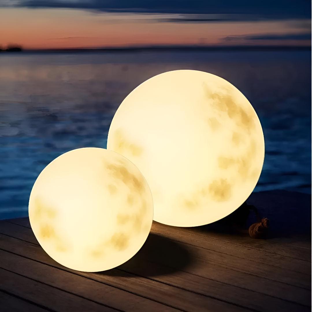 Outdoor Garden Light Moon Lamp With USB Rechargeable LED