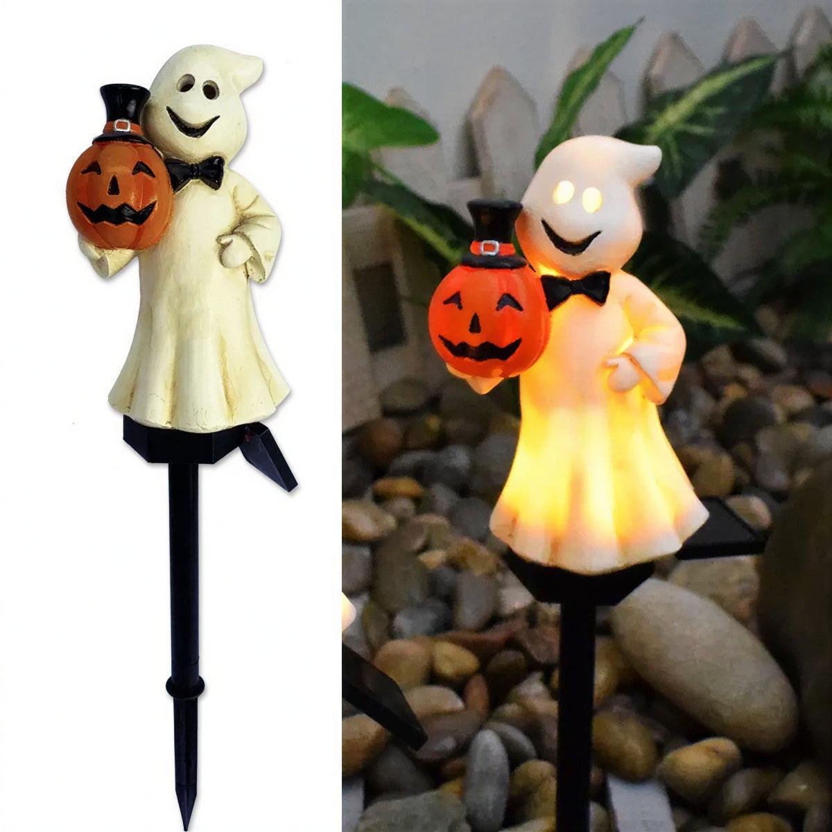 Outdoor Halloween Pumpkin Decorations Solar Pathway Lights
