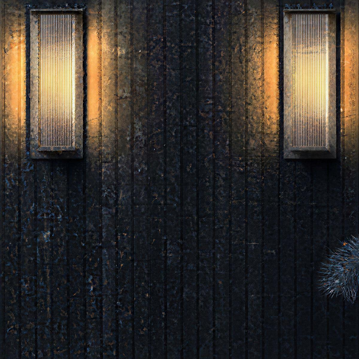 Outdoor Rectangular Box Wall Light for Porch and Patio Use