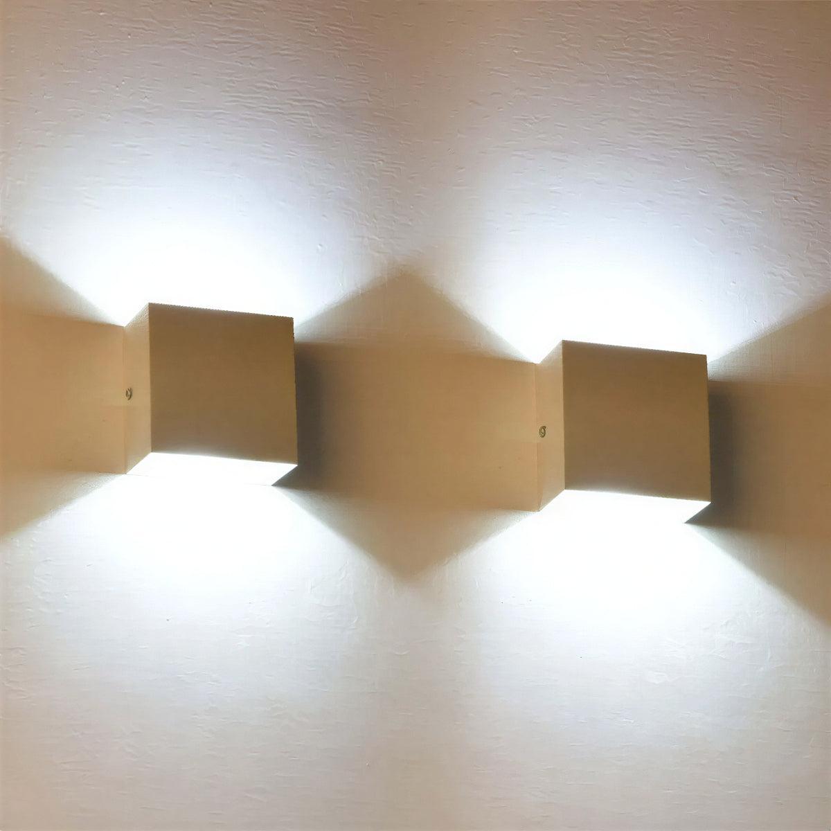Outdoor Square Wall Light With Modern Sconce Fixture Style