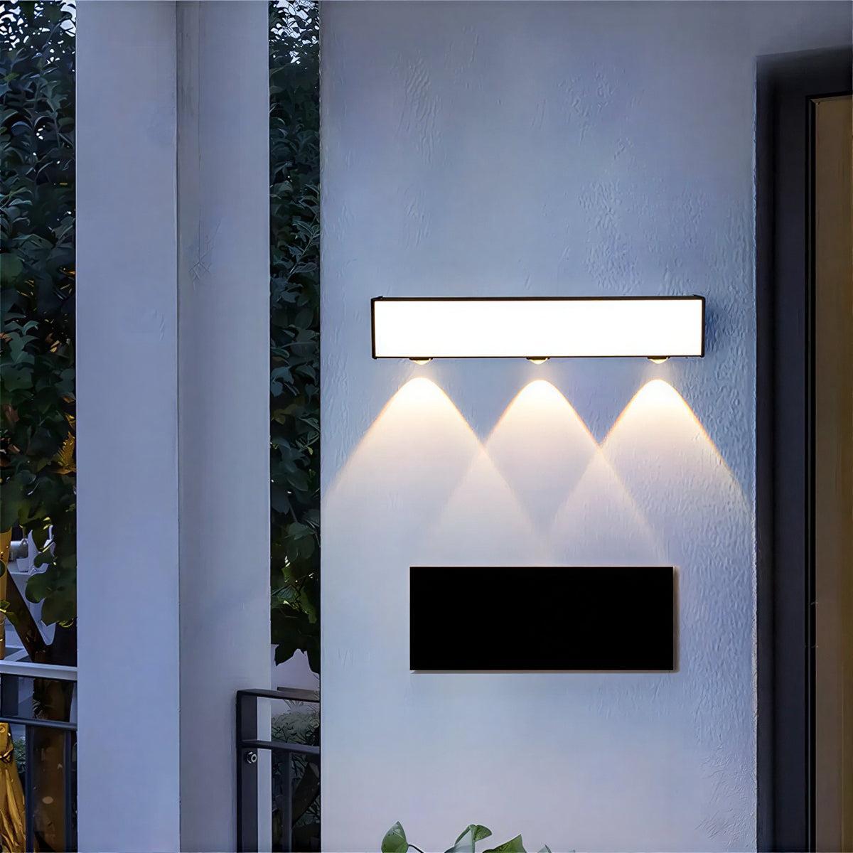 Outdoor Wall Light Bar for Porch, Patio or Garden Lighting