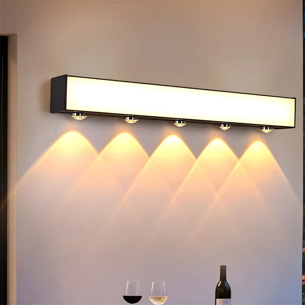 Outdoor Wall Light Bar for Porch, Patio or Garden Lighting